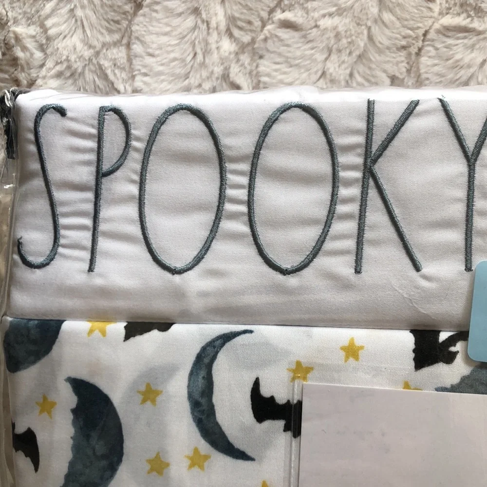 Rae Dunn SPOOKY Halloween Full Sheet Set